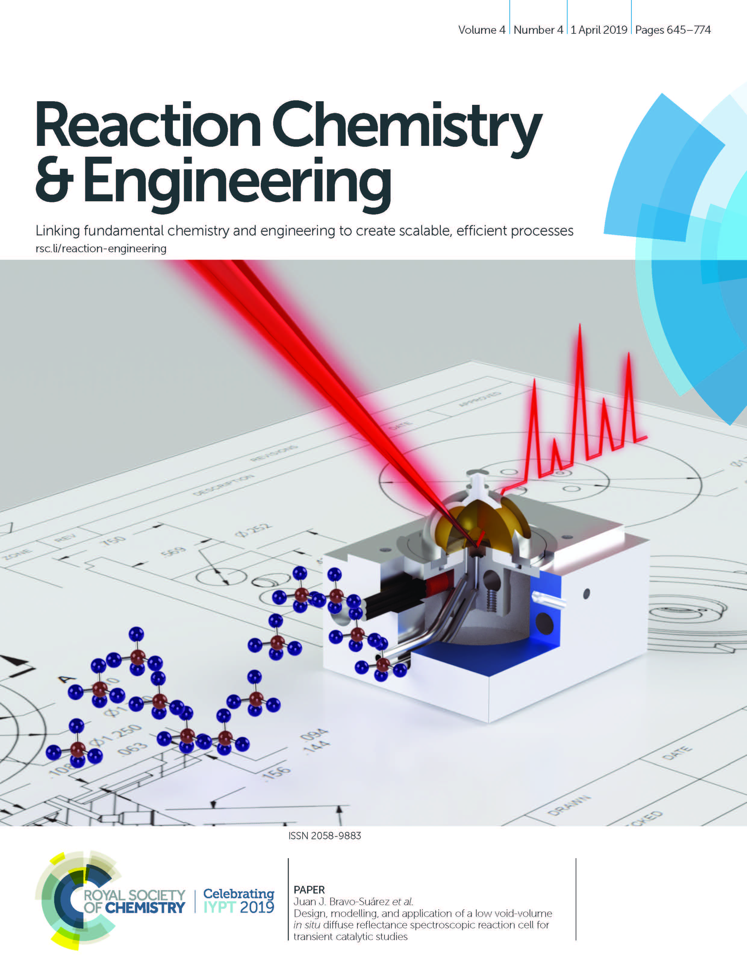 Cover of Reaction Chemistry & Engineering from March 2019